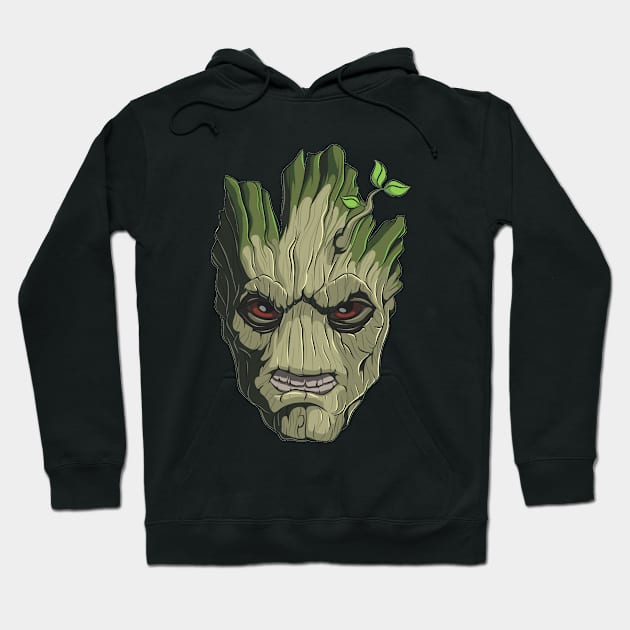 Pissed Groot Hoodie by Alxlr8